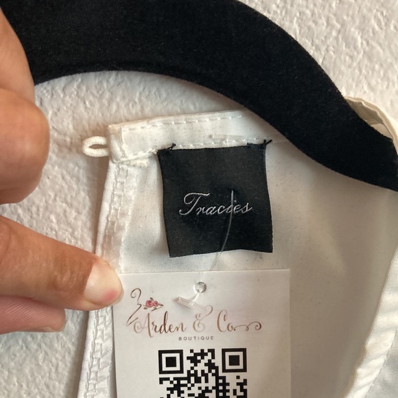 Blue and White Color Block Dress - Picture 3 of 3